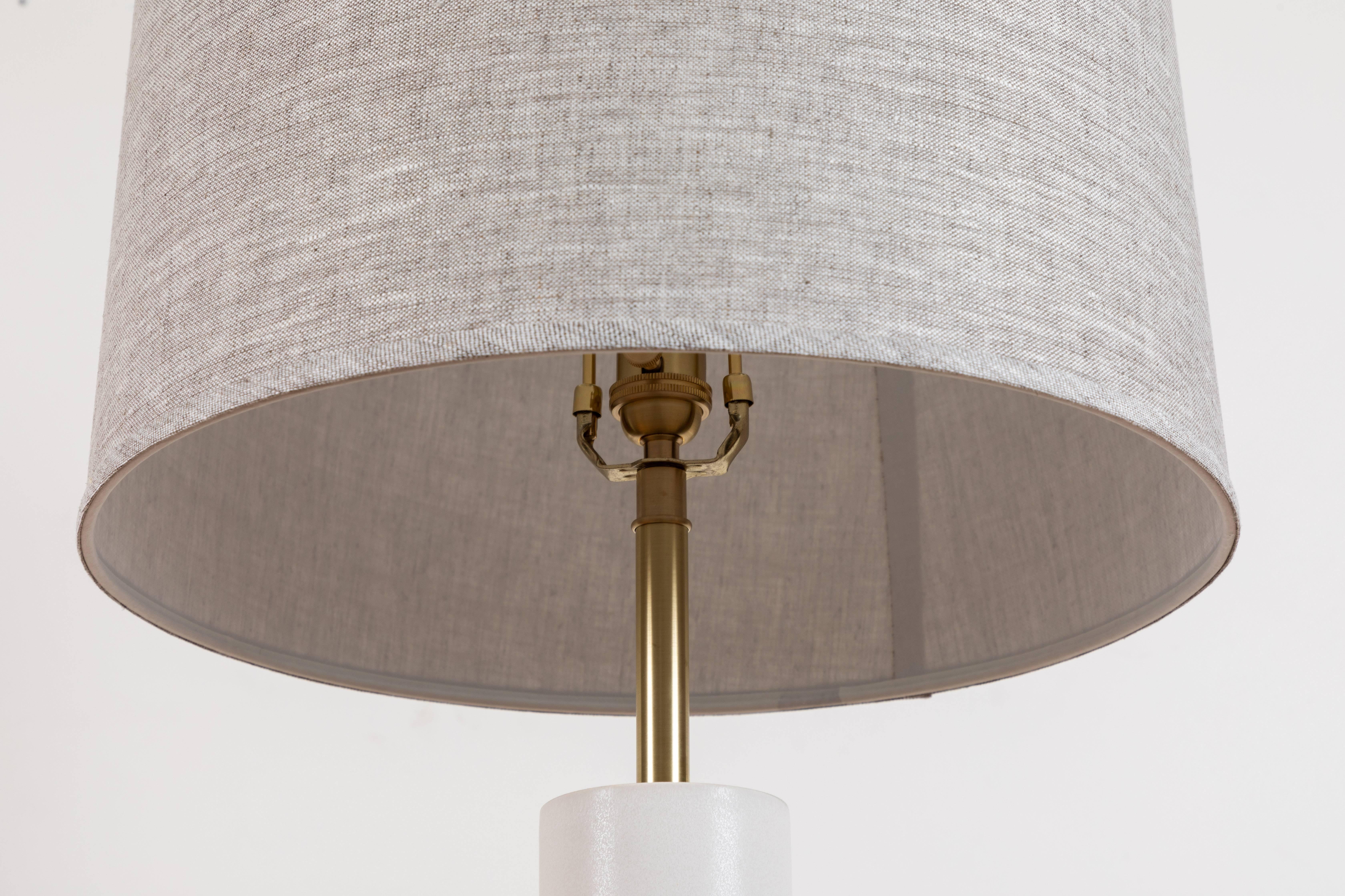 American Pair of Bauer Lamps by Stone and Sawyer for Lawson-Fenning