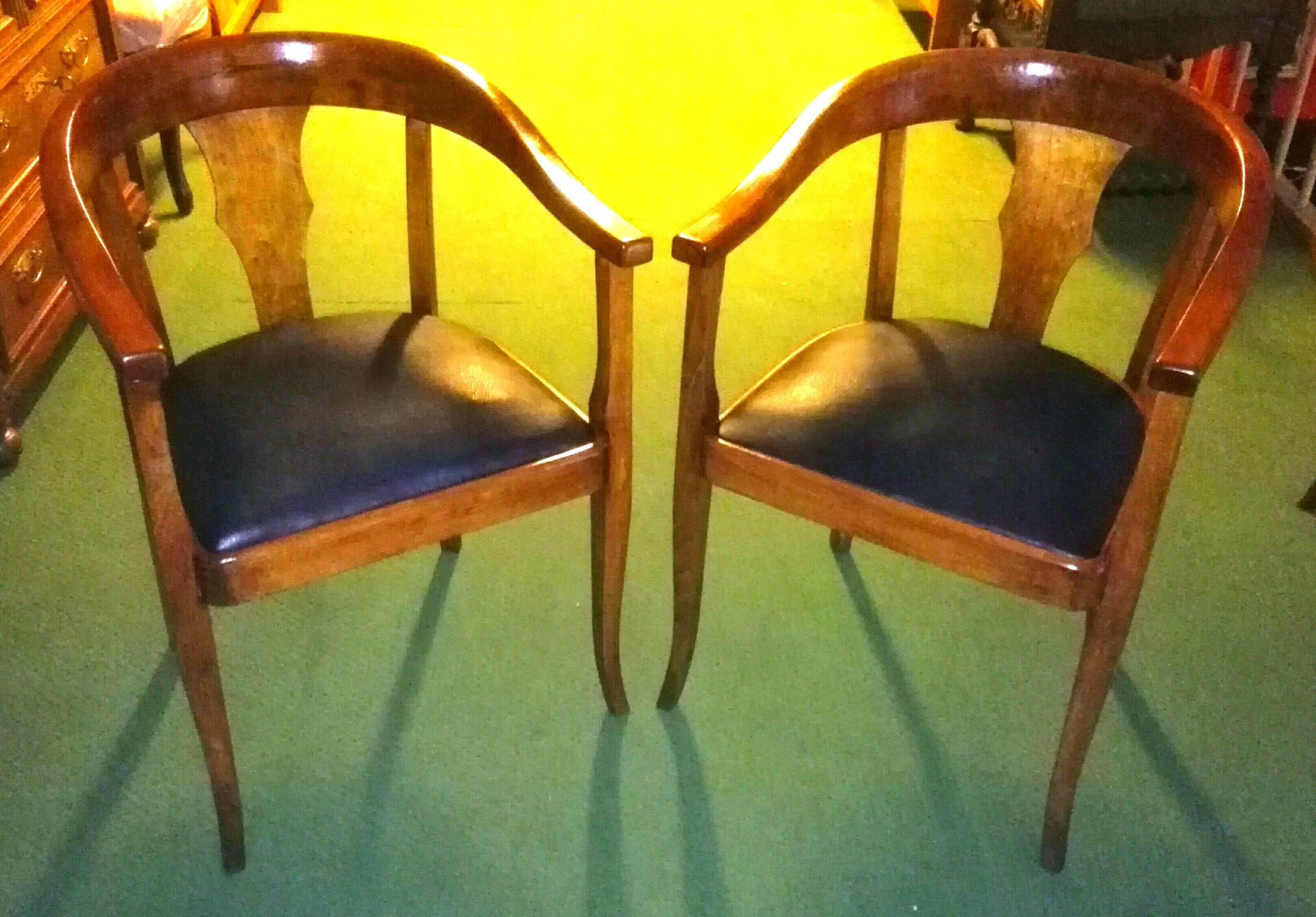 Polished Pair of Bauhaus Armchairs Germany 1925 Bentwood Massive Classic Modern Design For Sale