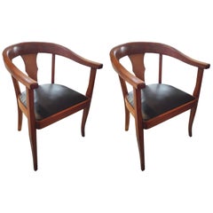 Pair of Bauhaus Armchairs Germany 1925 Bentwood Massive Classic Modern Design