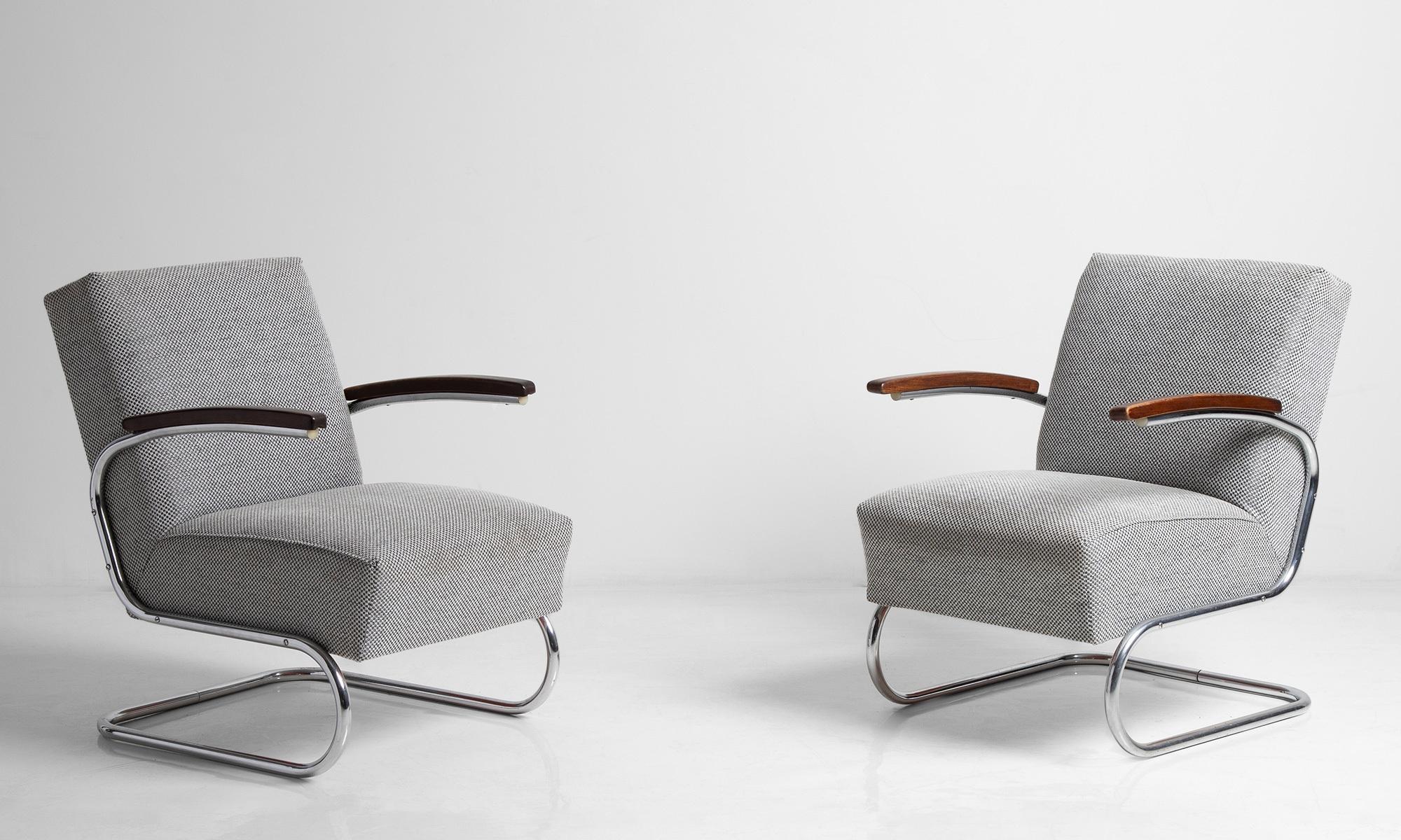 Ein Paar Bauhaus-Sessel, Deutschland um 1930 (20. Jahrhundert)