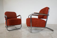 Pareja De Sillones Bauhaus, Hynek Gottwald - Años 30