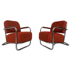 Paire de fauteuils Bauhaus, Hynek Gottwald - années 1930