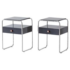 Pair of Bauhaus bedside cabinets