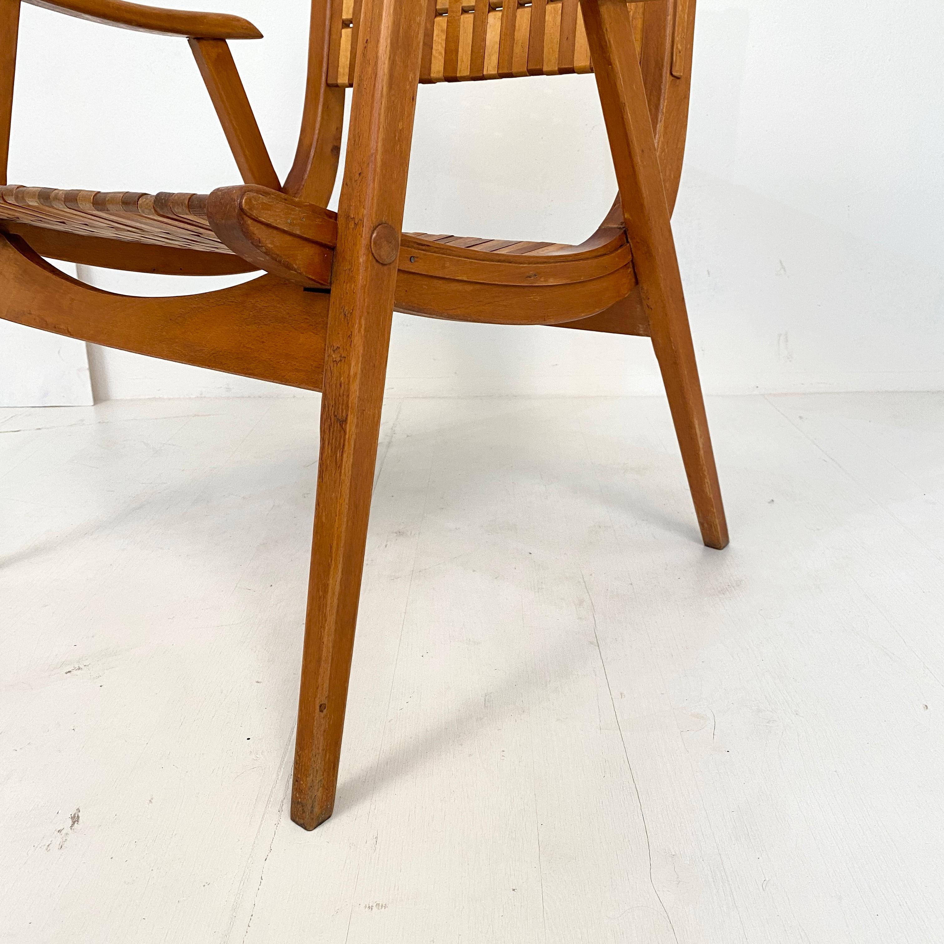 Pair of Bauhaus Lounge Chairs by Erich Dieckmann for Gelenka in Beechwood, 1930s 15