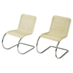 Pair of Bauhaus MR10 Lounge Chairs by Ludwig Mies Van Der Rohe, 1920s
