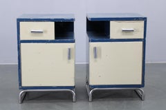 Coppia di comodini Bauhaus, Cecoslovacchia, anni '30