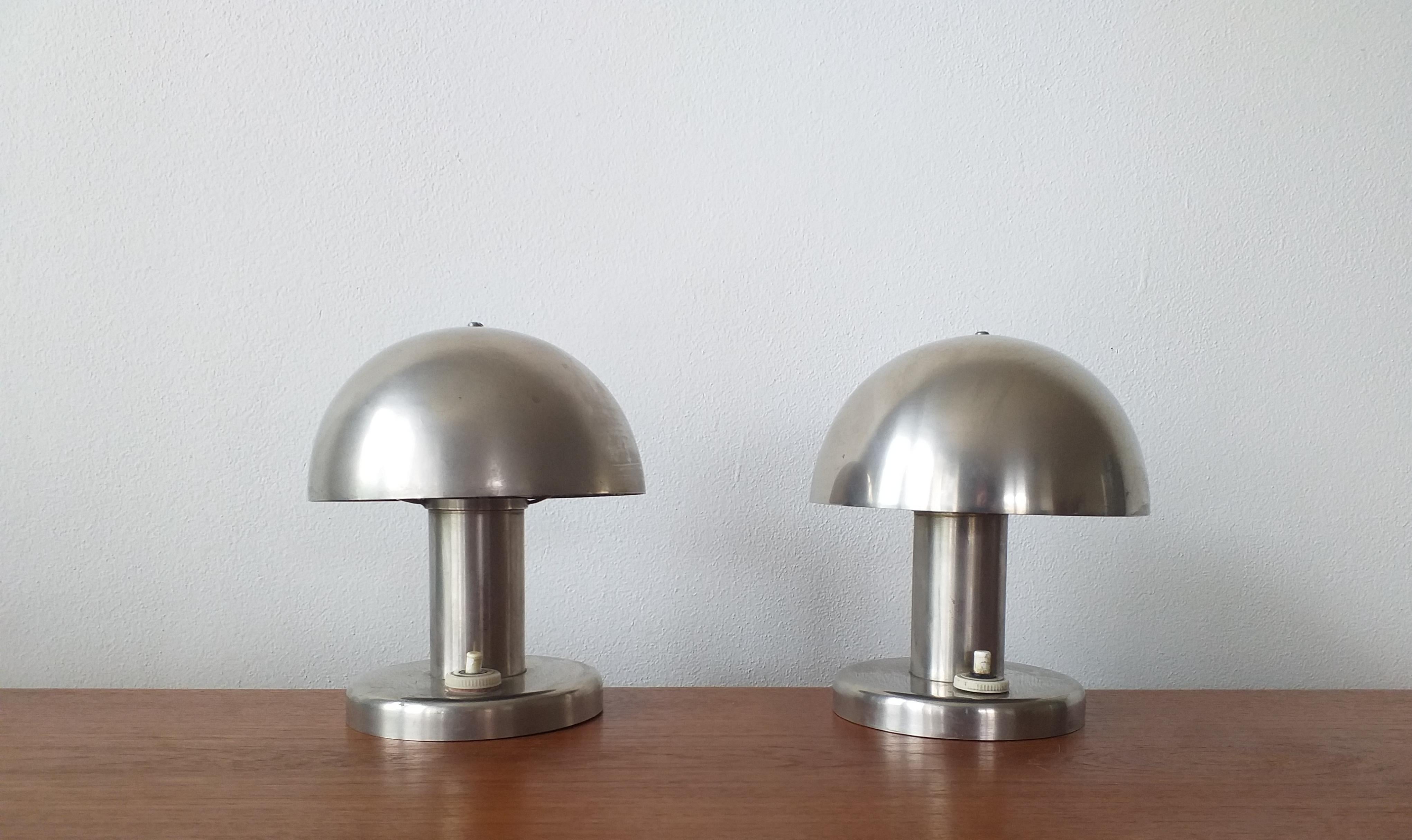 Pair of Bauhaus Table Lamps Franta Anyz, 1930 6