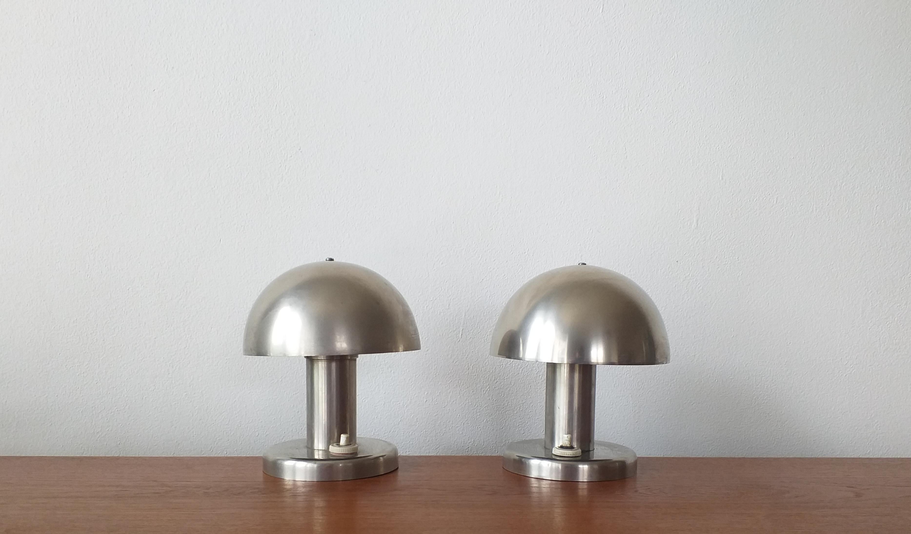 Pair of Bauhaus Table Lamps Franta Anyz, 1930 7