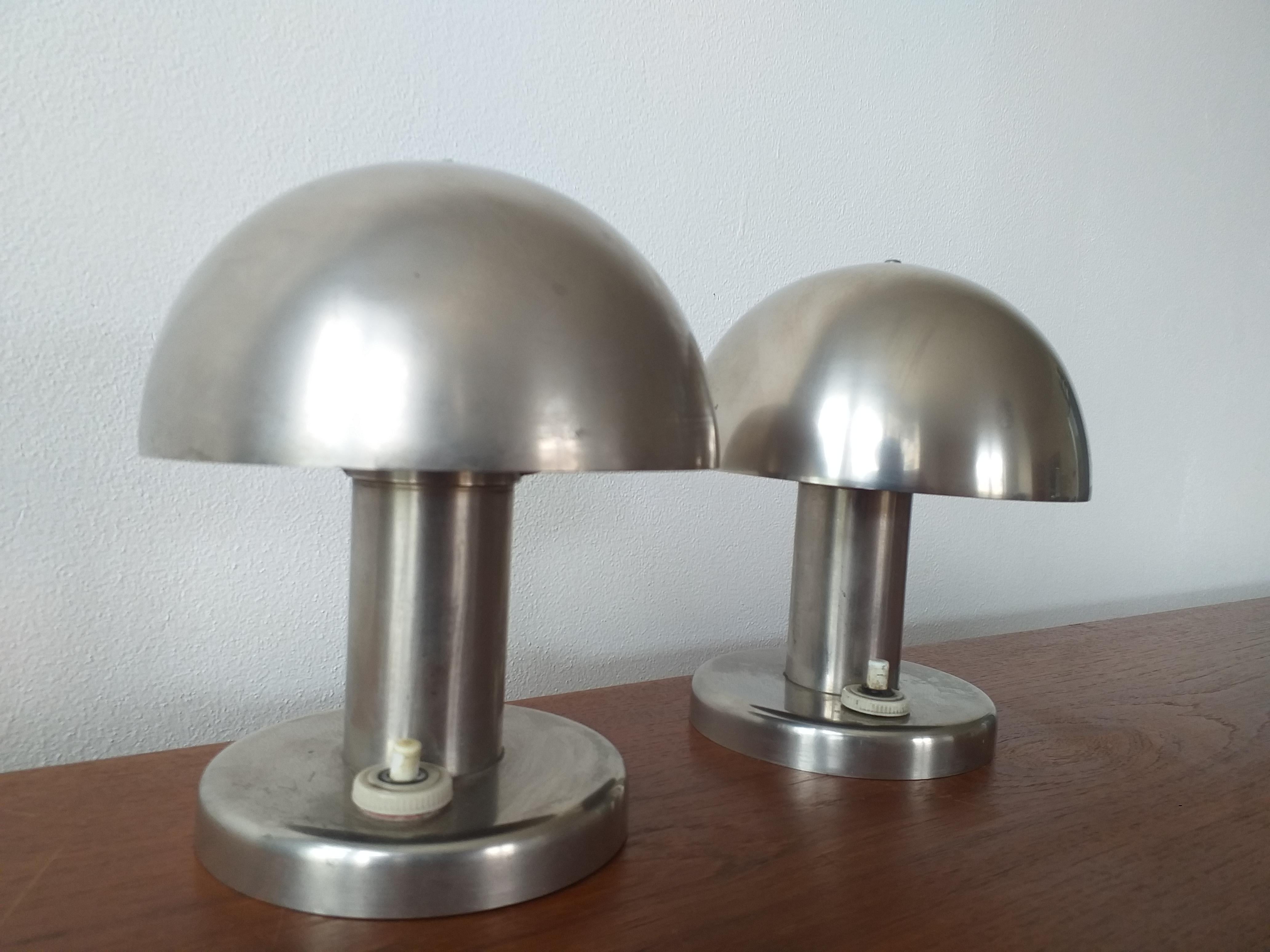 Pair of Bauhaus Table Lamps Franta Anyz, 1930 In Good Condition In Praha, CZ