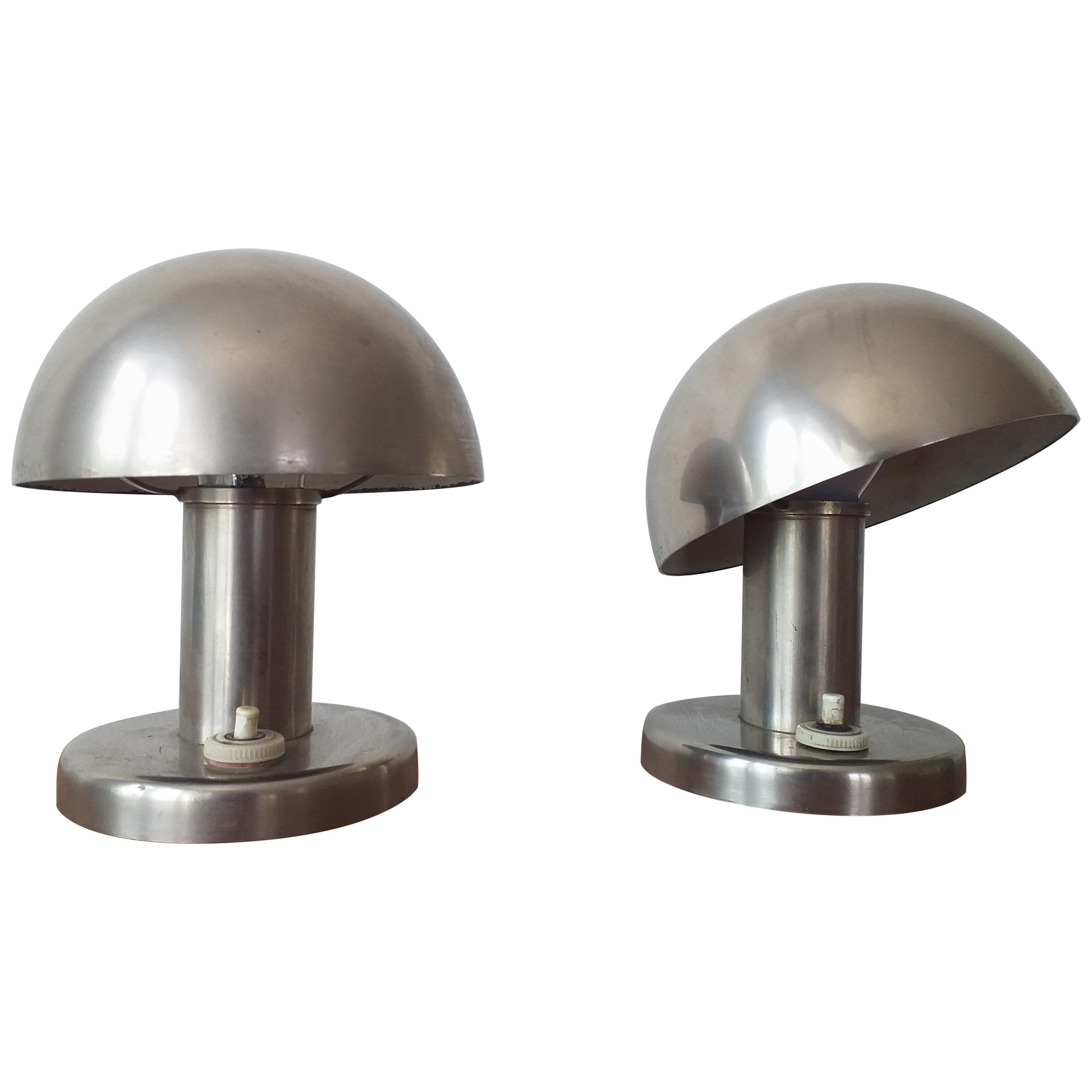Pair of Bauhaus Table Lamps Franta Anyz, 1930