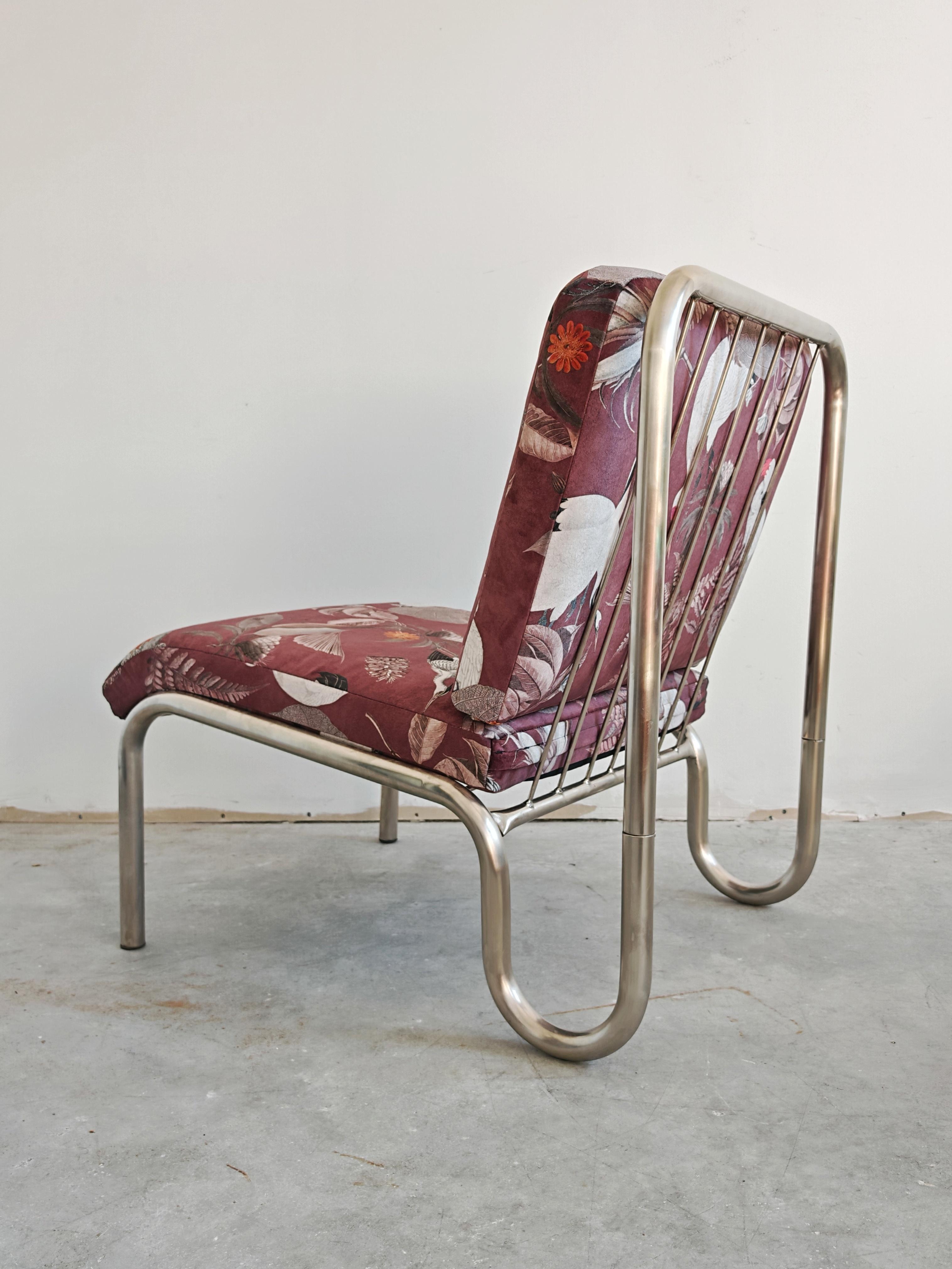 Paire de chaises longues tubulaires Bauhaus en acier, Allemagne de l'Ouest, années 1950 en vente 6