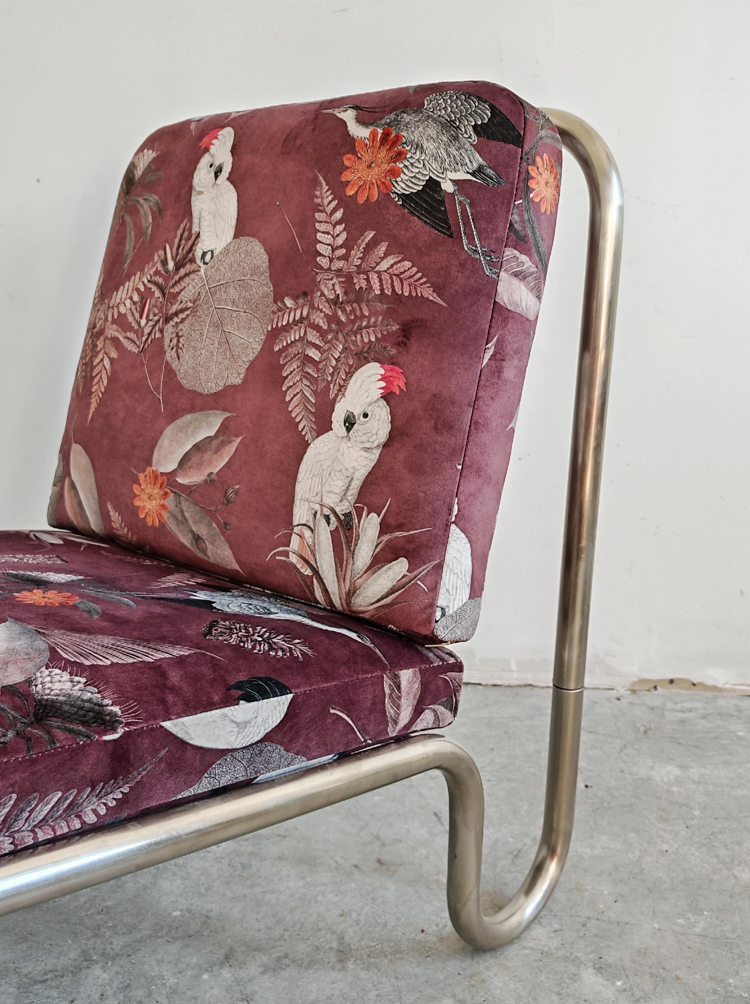Paire de chaises longues tubulaires Bauhaus en acier, Allemagne de l'Ouest, années 1950 en vente 7