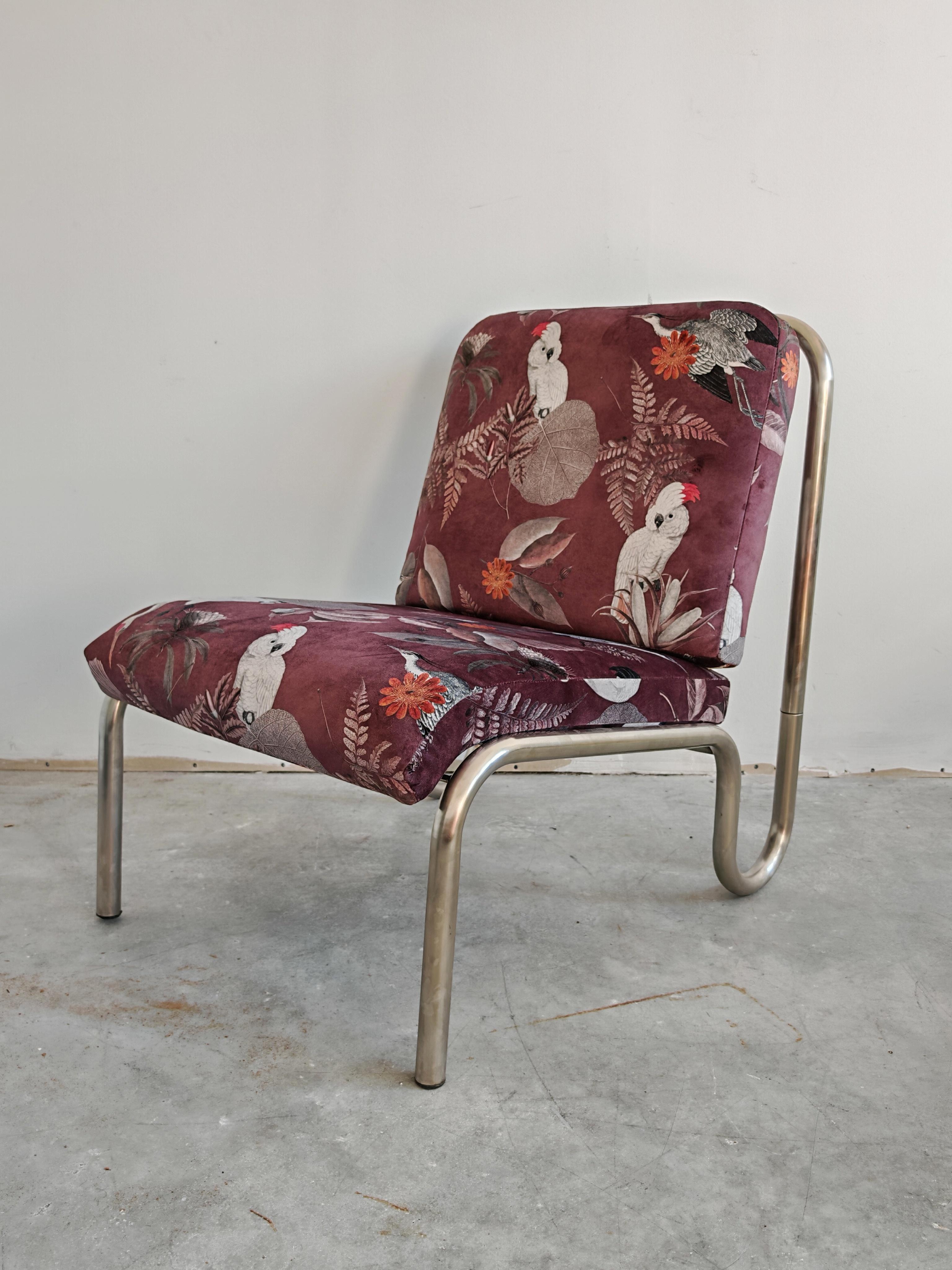 Paire de chaises longues tubulaires Bauhaus en acier, Allemagne de l'Ouest, années 1950 en vente 2