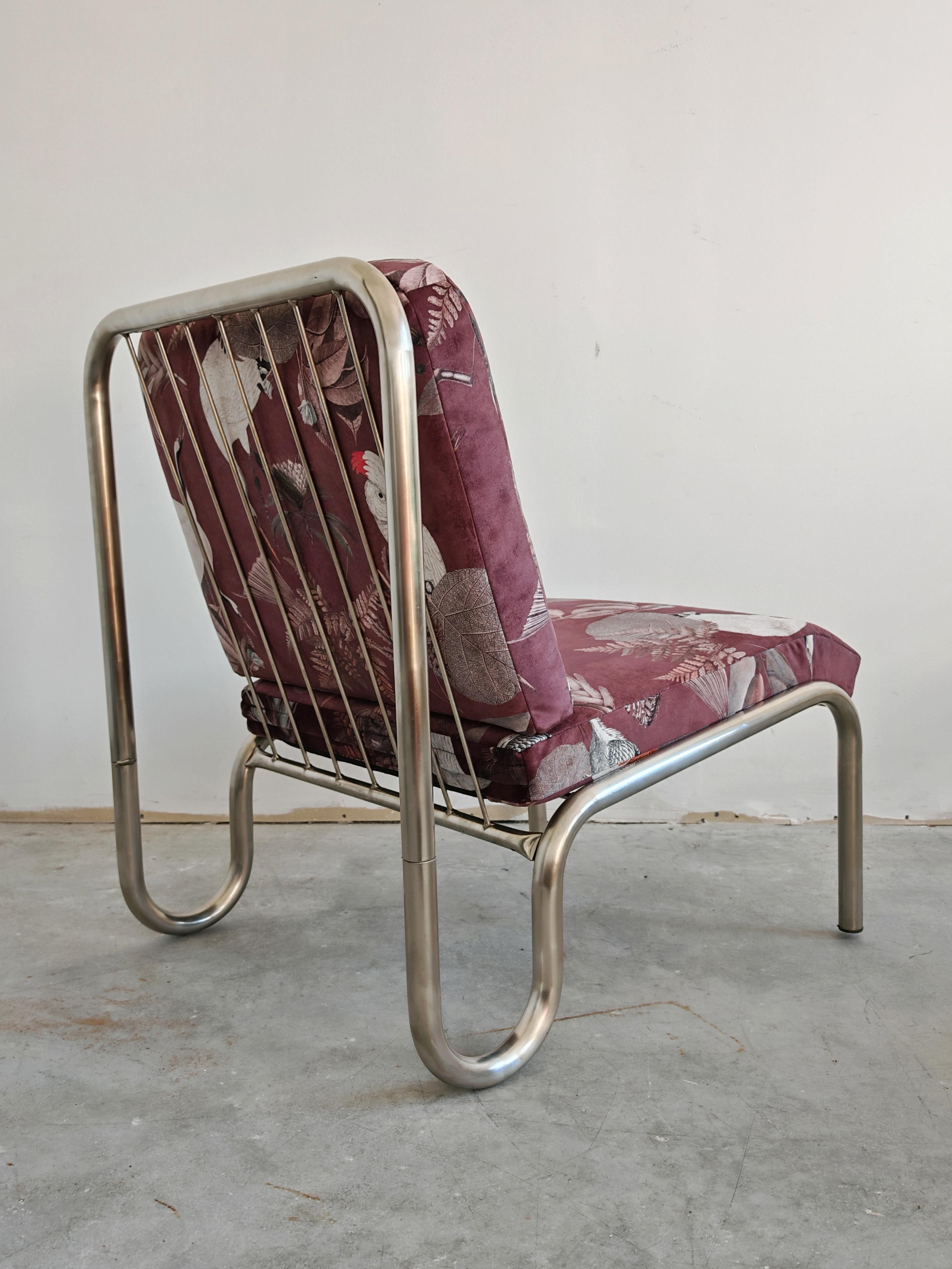 Paire de chaises longues tubulaires Bauhaus en acier, Allemagne de l'Ouest, années 1950 en vente 3