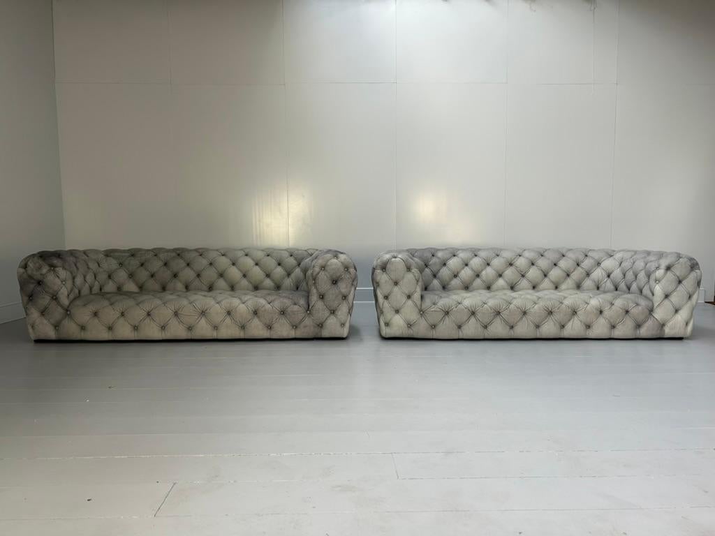 On offer on this occasion is a spectacular, rare identical pair of 3-seat 