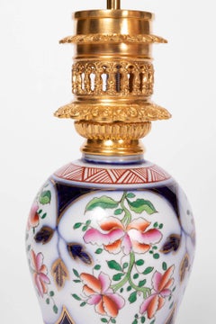 Pair of Bayeux Porcelain Lamps, End of the 19th Century