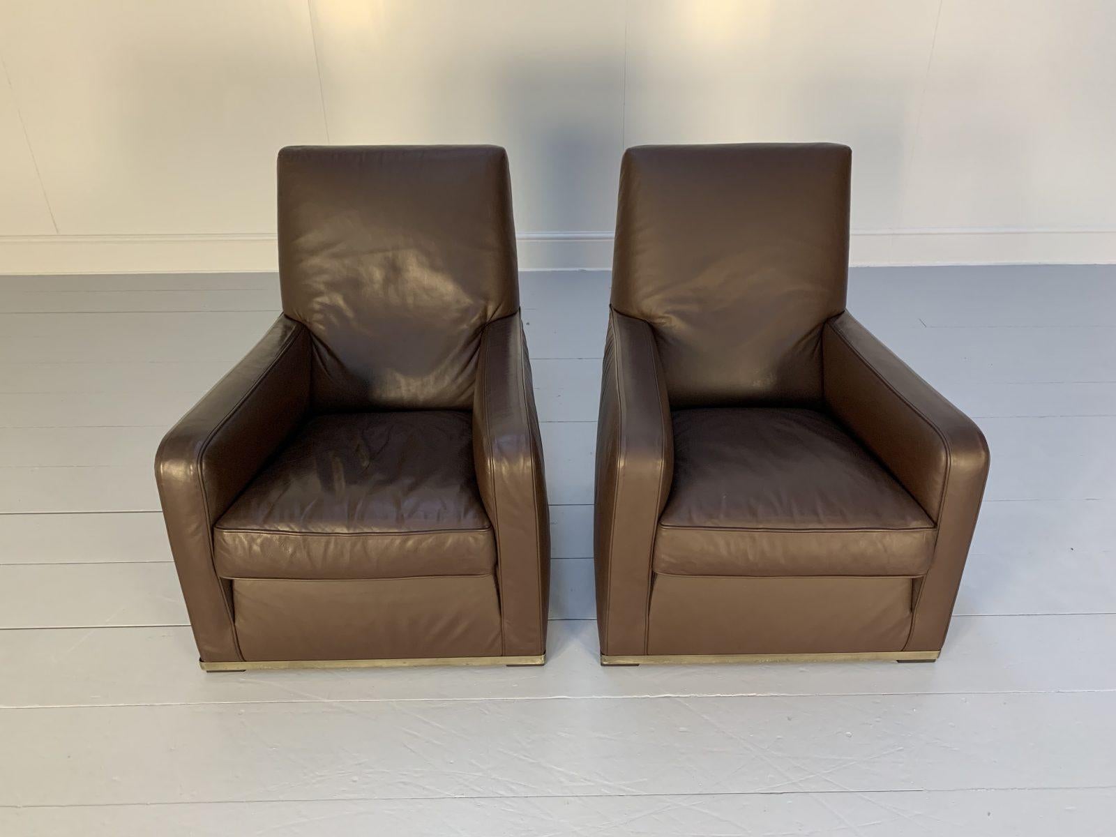 Hello Friends, and welcome to another unmissable offering from Lord Browns Furniture, the UK’s premier resource for fine Sofas and Chairs.

On offer on this occasion is a rare identical pair of superb “Apta Imprimatur 9980” High-Back Armchairs