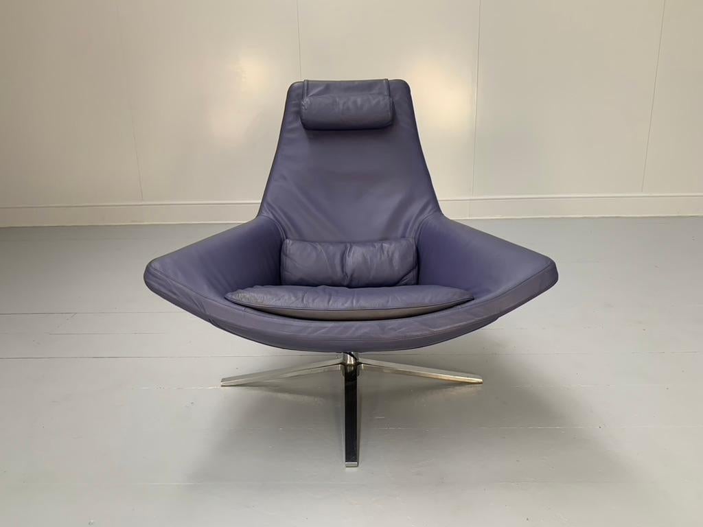 Cuir Paire de fauteuils 