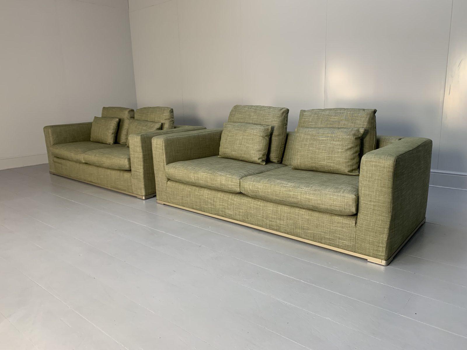 Hello Friends, and welcome to another unmissable offering from Lord Browns Furniture, the UK’s premier resource for fine Sofas and Chairs.

On offer on this occasion is a superb, identical pair of “Omnia 2410” 2.5-seat sofas from the “Maxalto”