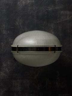 Coppia di lampade da parete in metallo e vetro BBPR per Artemide