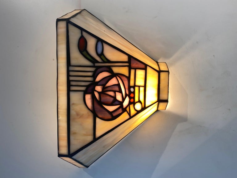 Altuglas Pair of Beautiful Art Deco Style Wall Lights  For Sale