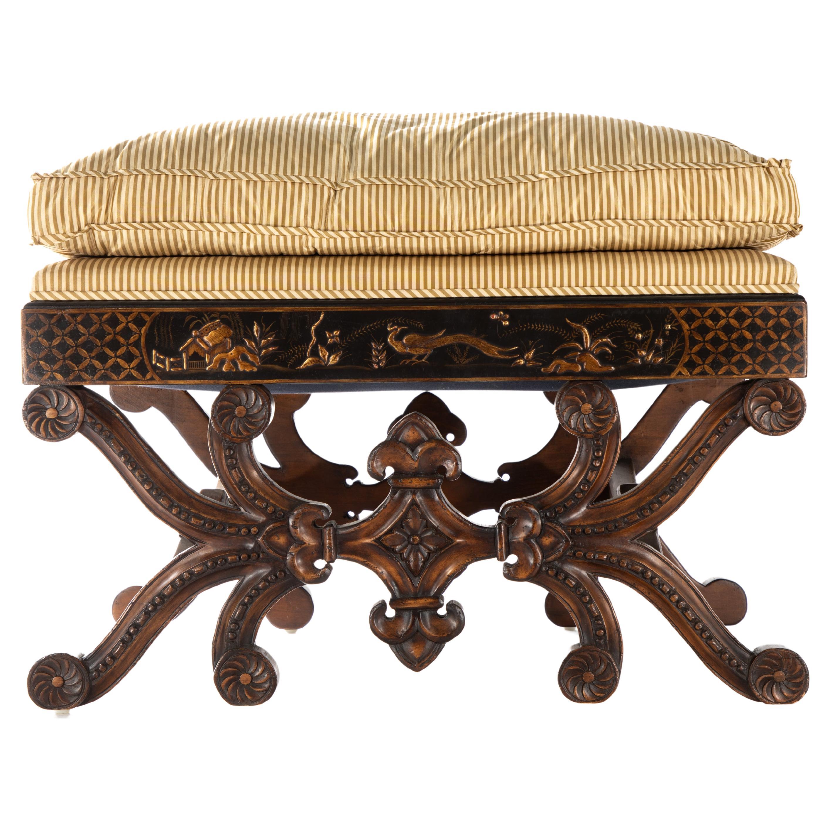 Pair of Beautiful Chinoiserie Stools