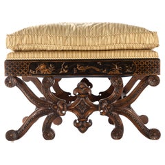 Paire de magnifiques tabourets chinoiseries