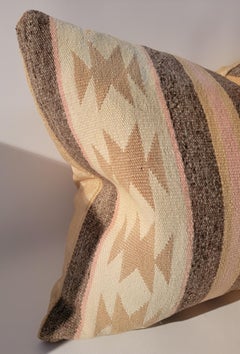 Pair of Beautiful Early Geometric Navajo Pillows