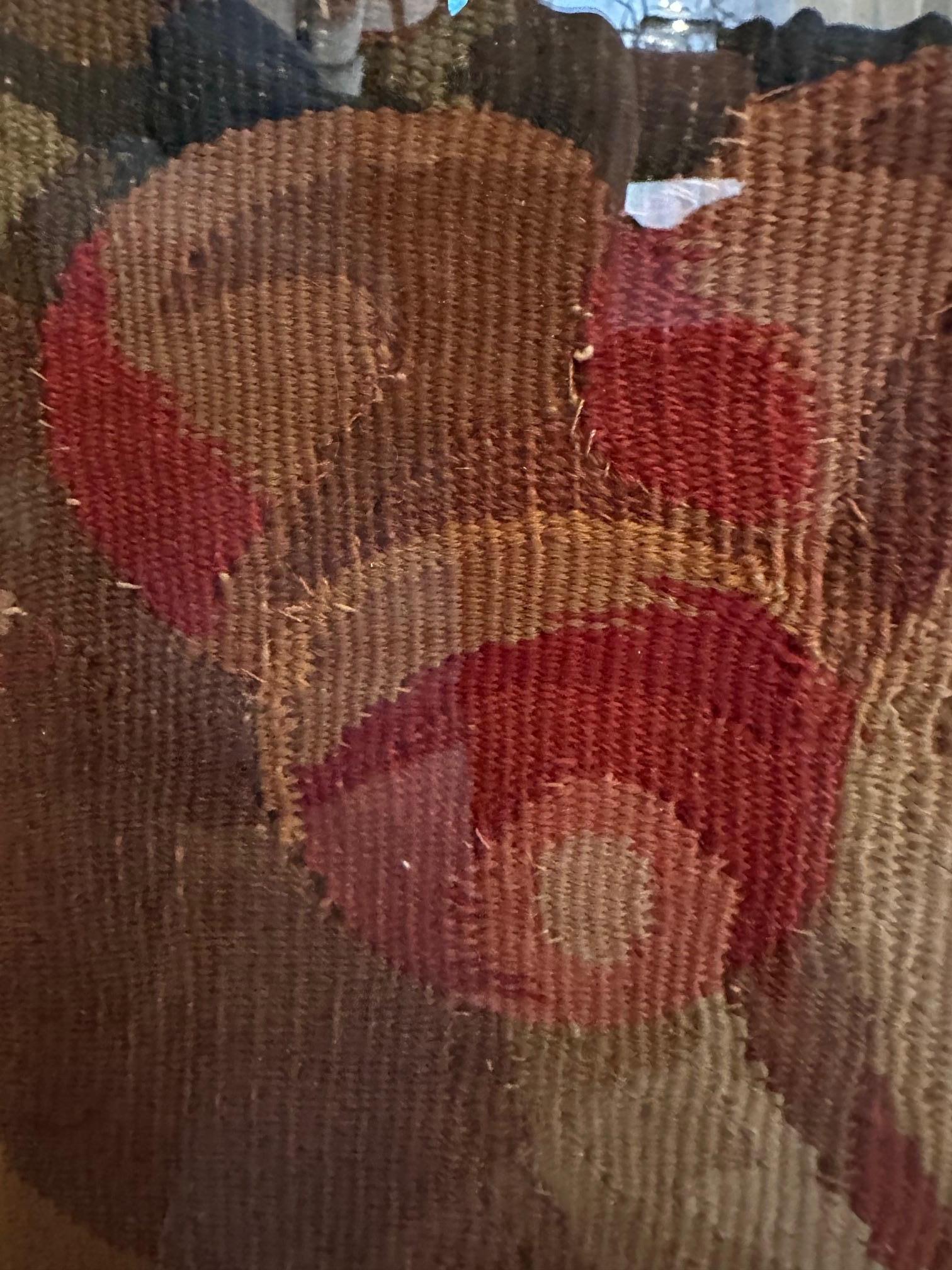 19th Century Pair of Beautiful Framed Antique Tapestries For Sale