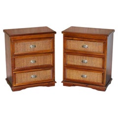 Pair of Beautiful Hardwood Chest of Drawers Made by the Pier