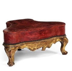 Pair of Beautiful Highly Rare Venetian Low Stools