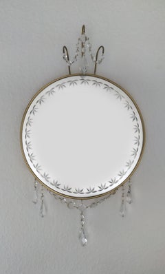 Pair of Beautiful Italian Vintage Wall Mirrors, 1950s
