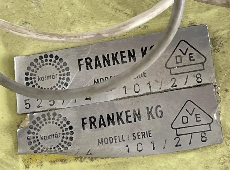 Pair of Beautiful Murano Glass Flush Mount by Kalmar Leuchten, Vintage