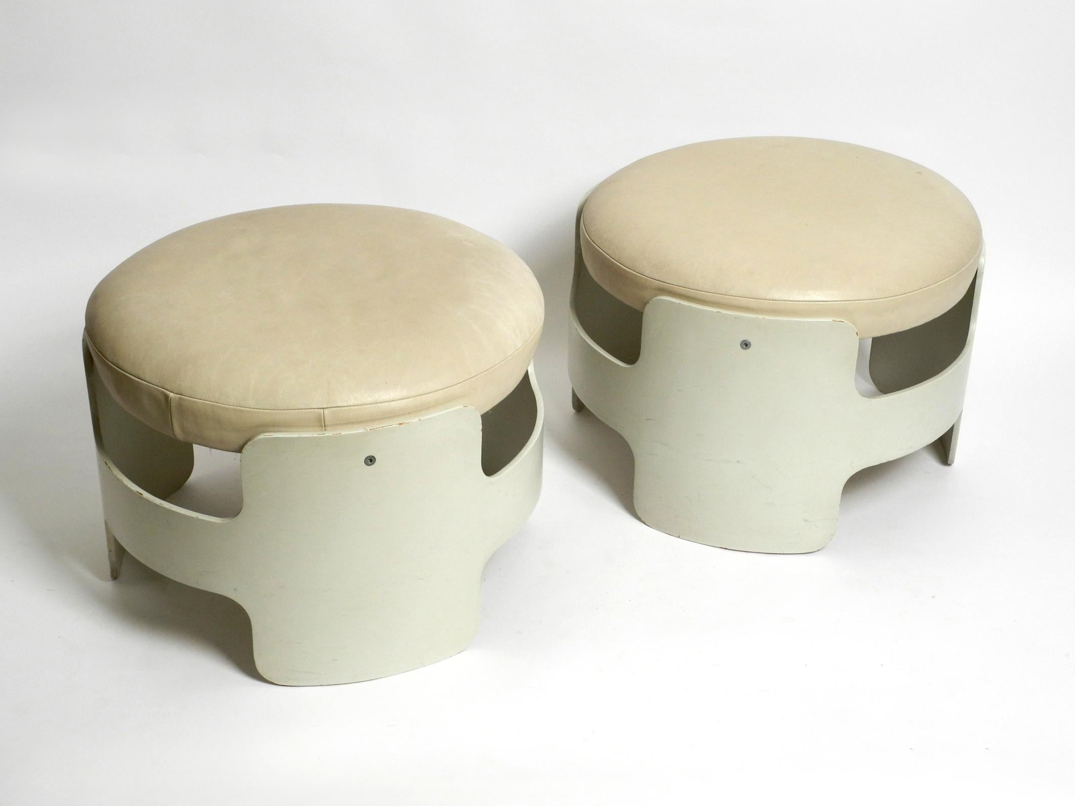 Pair of beautiful rare original 1960s stools by Gerd Lange for 