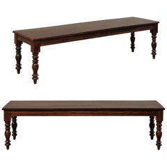 Pair of Beautiful Rosewood Antique Coffee Tables ‘or Benches’