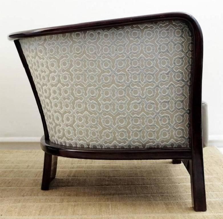 Vienna Secession Pair of Beautifully Re-Upholstered Armchairs by Vittorio Valabrega