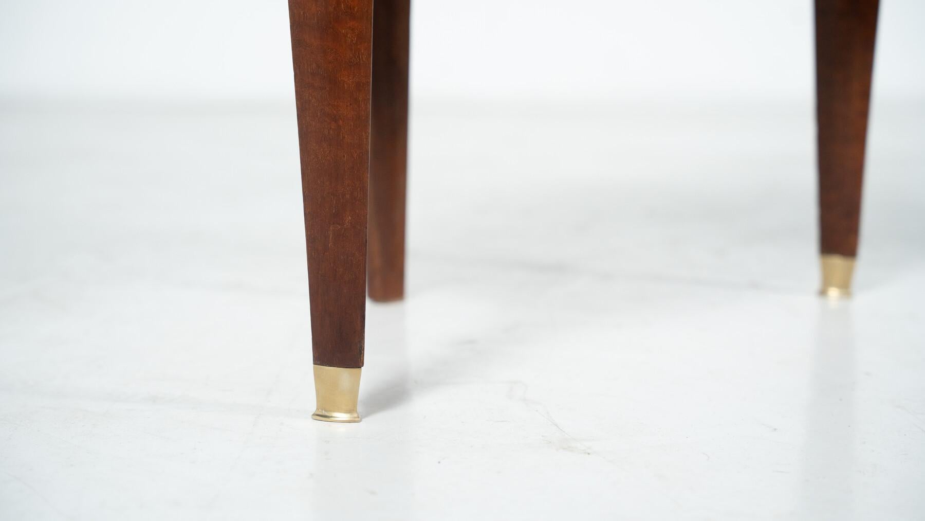 Bois Paire de tables d'appoint en bois de lit par La Permanente Mobili Cantù, Italie, années 1950 en vente