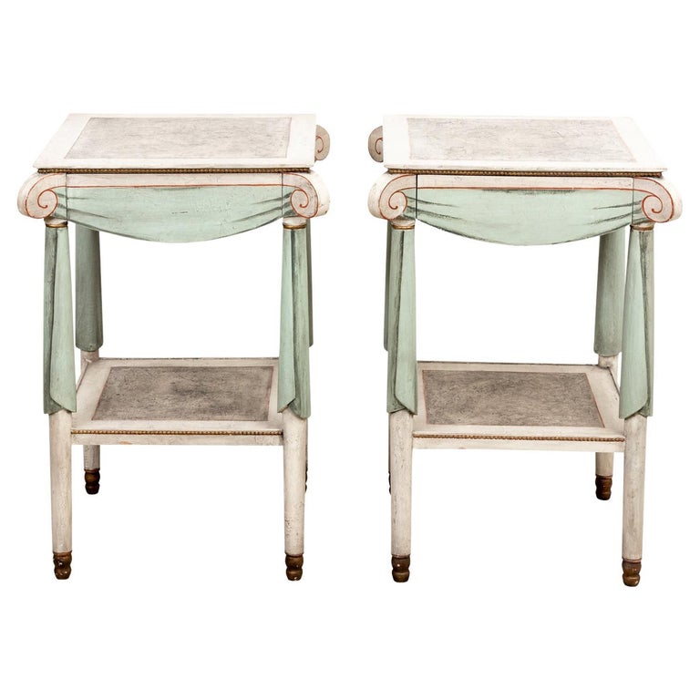 Pair of Bed Stands For Sale at 1stDibs