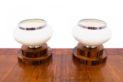 Pair of bedroom lamps, Poland, mid-20th century.