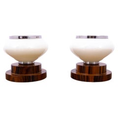 Pair of bedroom lamps, Poland, mid-20th century.