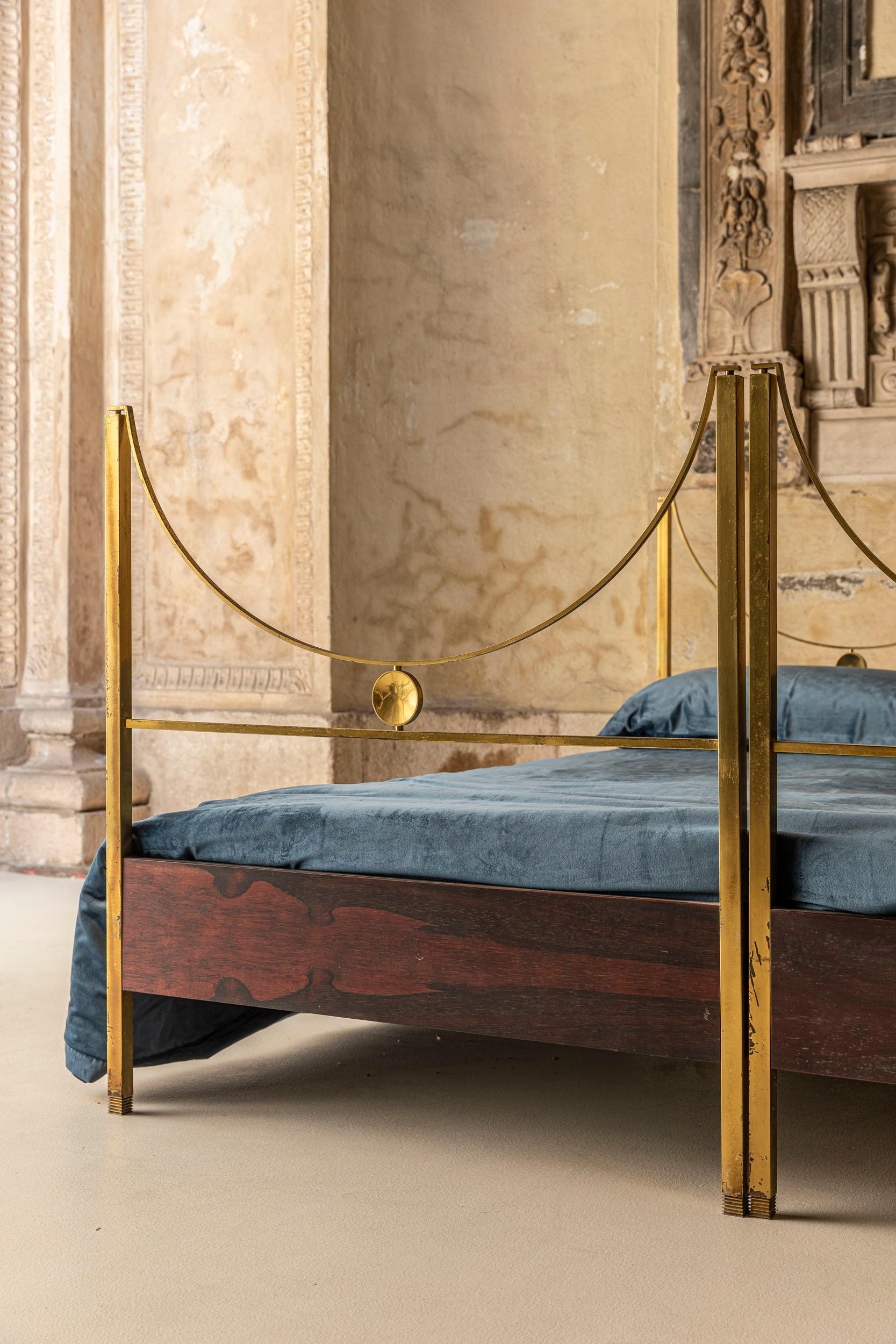 Mid-Century Modern Pair of Beds by Carlo de Carli for Sormani