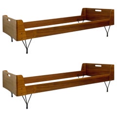 Pair of Beds by Rima and Designed by Gaston Rinaldi, Italy, 1950s
