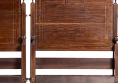 Pair of beds in the Queen Maria style.
