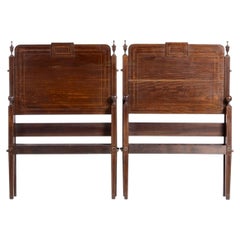 Pair of beds in the Queen Maria style.