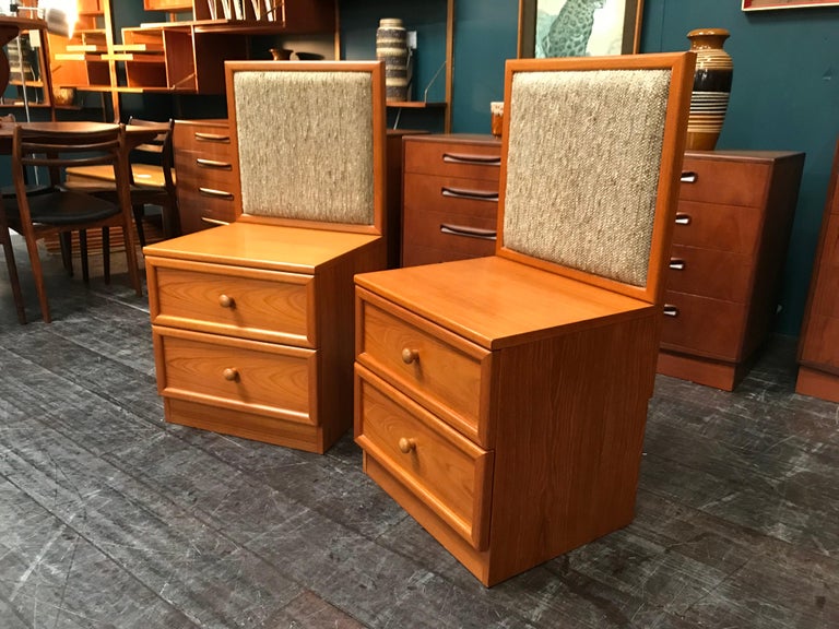 Pair of Bedside Cabinets by G Plan, Teak, Midcentury For Sale at 1stdibs