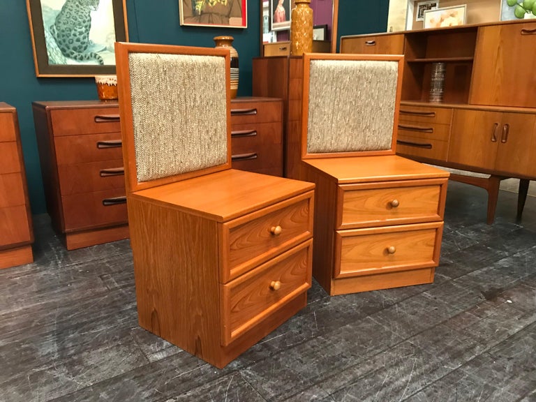 Pair of Bedside by G Plan, Teak, Midcentury For Sale at 1stdibs