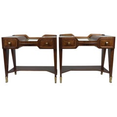 Pair of Bedside Cabinets by Vittorio Dassi