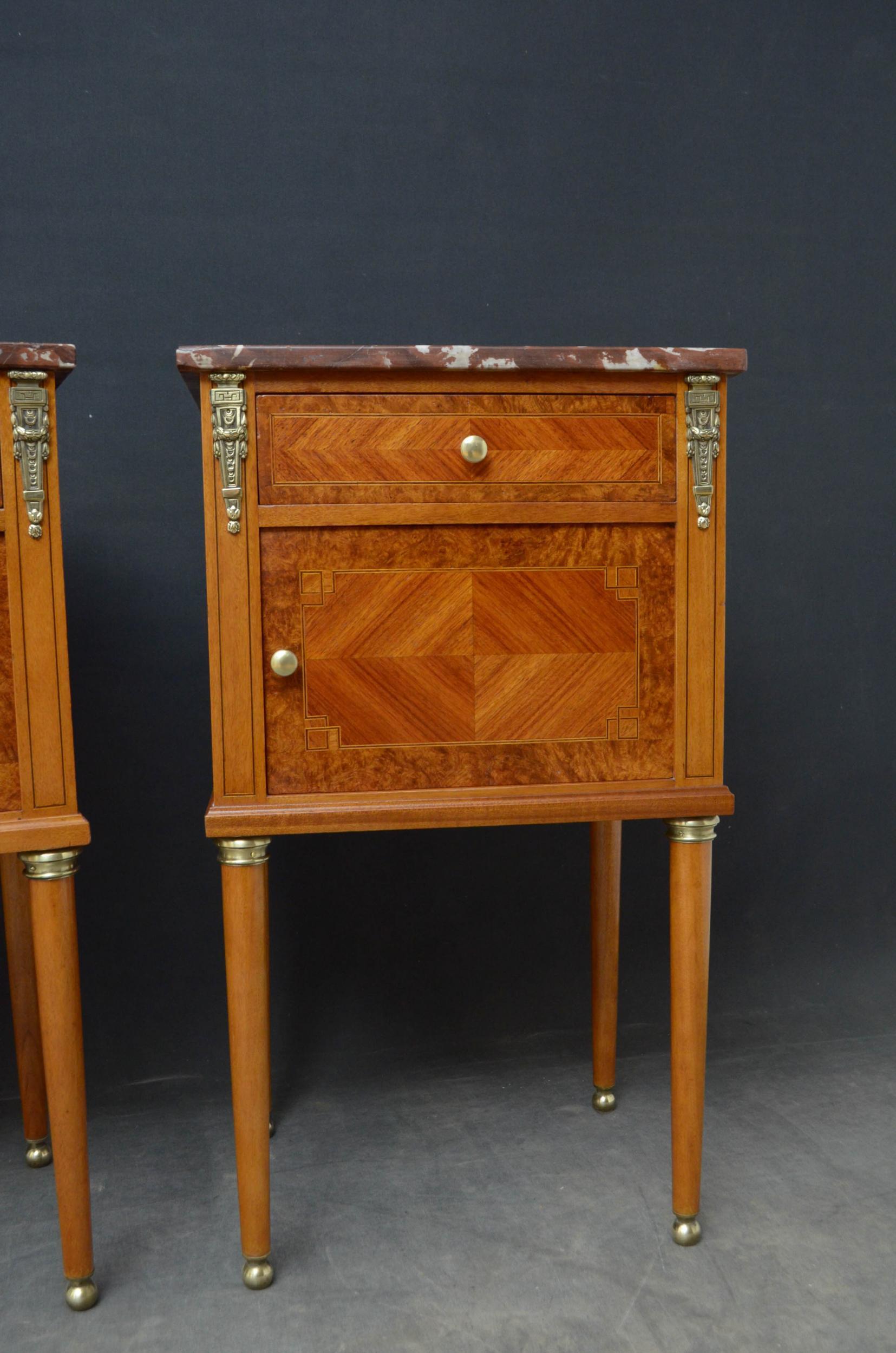 Pair of Bedside Cabinets 4