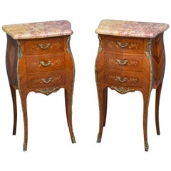 Pair of Bedside Cabinets in Tulipwood