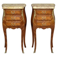 Pair of Bedside Cabinets in Tulipwood